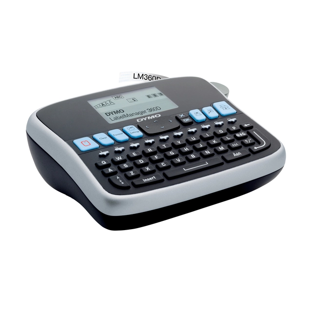 Een Labelprinter Dymo LabelManager 360D draagbaar azerty 19mm zwart koop je bij VHK Kantoorartikelen