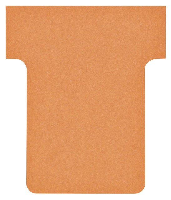 Een Planbord T-kaart Nobo nr 1.5 36mm oranje 100 stuks koop je bij Hoekmankantoorartikelen.nl