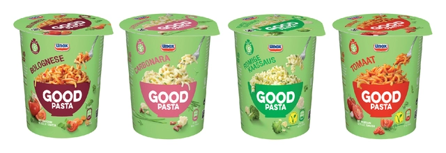 Een Good Pasta Unox kaassaus cup koop je bij Hoekmankantoorartikelen.nl