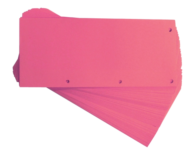 Een Scheidingsstrook Oxford duo 240x105mm roze 60 stuks koop je bij Hoekmankantoorartikelen.nl