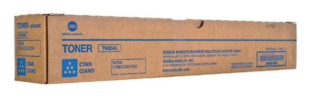 Een Tonercartridge Konica Minolta A8DA450 TN-324C blauw koop je bij VHK Kantoorartikelen