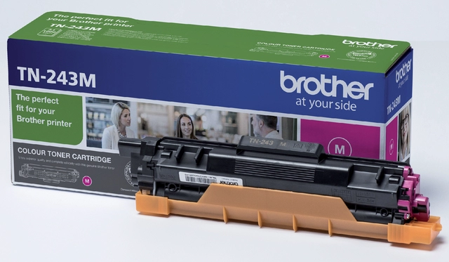 Een Toner Brother TN-243M rood koop je bij Hoekmankantoorartikelen.nl