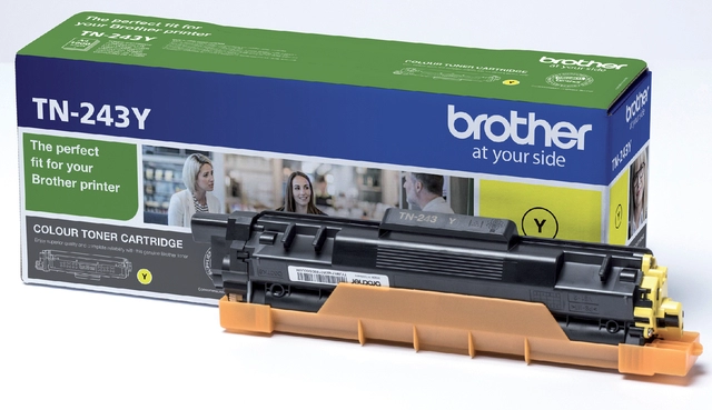 Een Toner Brother TN-243Y geel koop je bij Hoekmankantoorartikelen.nl