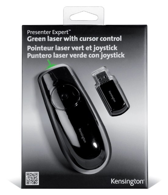 Een Laserpointer Kensington Presenter Expert groene laser koop je bij VHK Kantoorartikelen