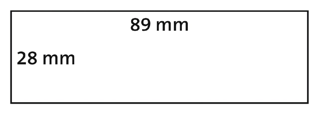 Een Etiket Dymo LabelWriter adressering 28x89mm 24 rollen á 130 stuks wit koop je bij Hoekmankantoorartikelen.nl