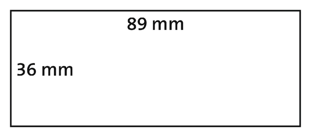 Een Etiket Dymo LabelWriter adressering 36x89mm 24 rollen á 260 stuks wit koop je bij Hoekmankantoorartikelen.nl