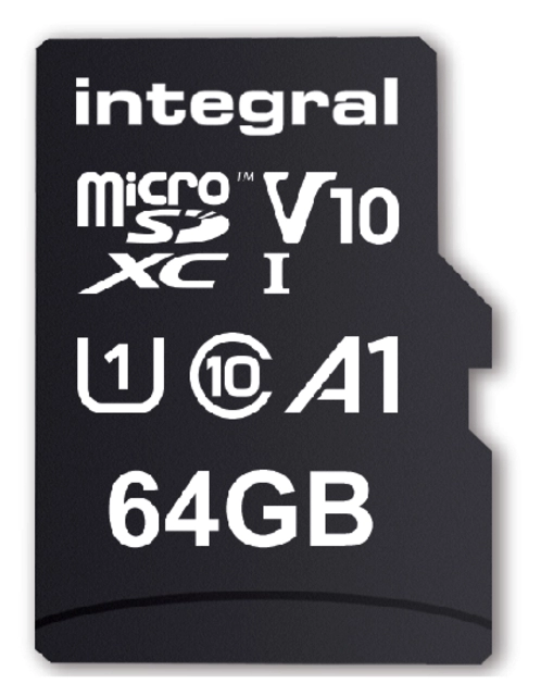 Een Geheugenkaart Integral microSDXC V10 64GB koop je bij Hoekmankantoorartikelen.nl