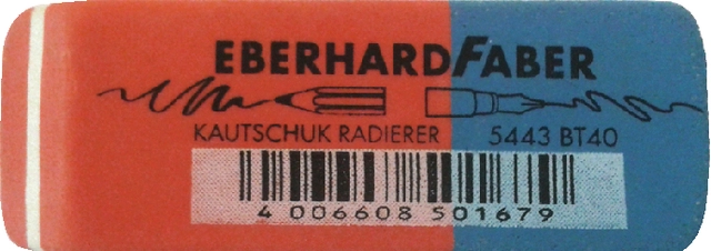 Een Gum Eberhard Faber EF-585443 potlood/inkt rood/blauw koop je bij VHK Kantoorartikelen