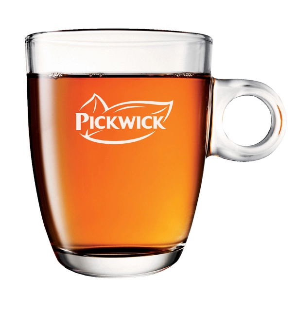 Een Theeglas Pickwick 260ml 6 stuks koop je bij Hoekmankantoorartikelen.nl