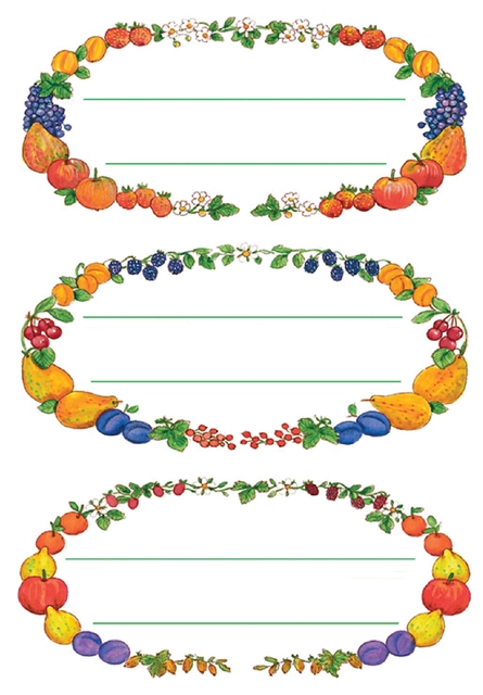 Een Etiket HERMA 3598 keuken vruchtenkrans koop je bij VHK Kantoorartikelen