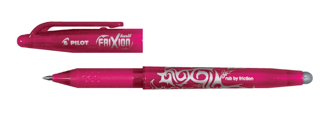 Een Rollerpen PILOT friXion medium roze koop je bij VHK Kantoorartikelen