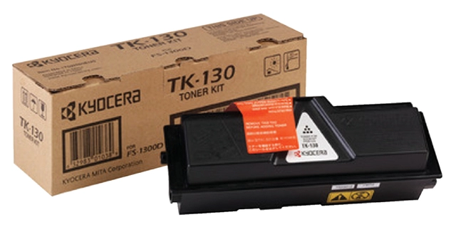 Een Toner Kyocera TK-130K zwart koop je bij VHK Kantoorartikelen