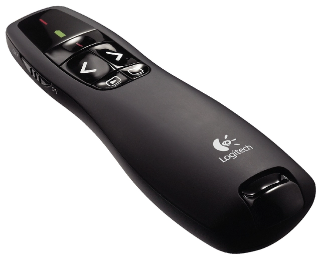 Een Laserpresenter Logitech R400 koop je bij VHK Kantoorartikelen