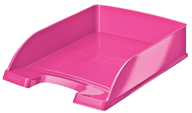 Een Brievenbak Leitz Wow A4 roze koop je bij VHK Kantoorartikelen