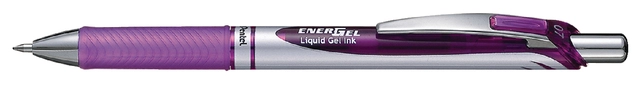 Een Gelschrijver Pentel BL77 Energel medium violet koop je bij Hoekmankantoorartikelen.nl