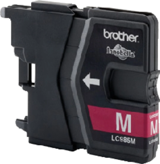 Een Inktcartridge Brother LC-985M rood koop je bij VHK Kantoorartikelen