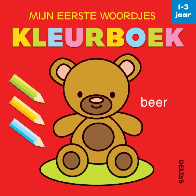 Een Kleurboek Deltas mijn eerste woordjes 1-3 jaar koop je bij Hoekmankantoorartikelen.nl