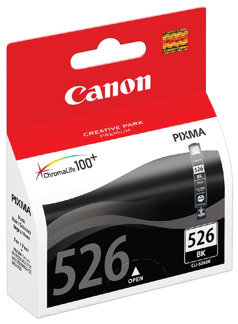 Een Inktcartridge Canon CLI-526 zwart koop je bij VHK Kantoorartikelen