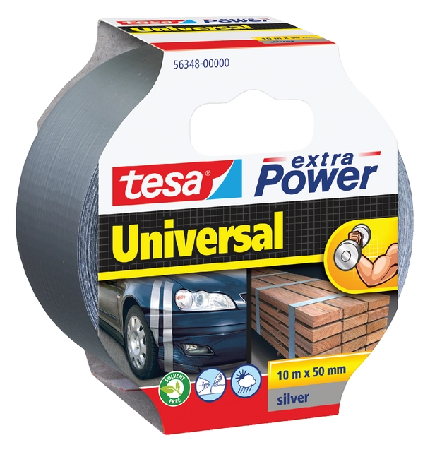 Een Duct tape tesa® extra Power Universal 10mx50mm grijs koop je bij VHK Kantoorartikelen