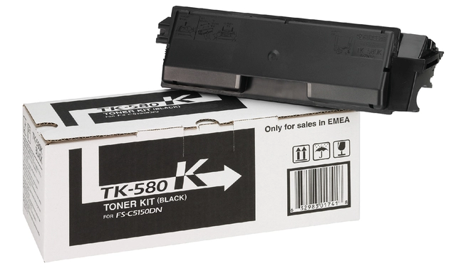 Een Toner Kyocera TK-580K zwart koop je bij Hoekmankantoorartikelen.nl