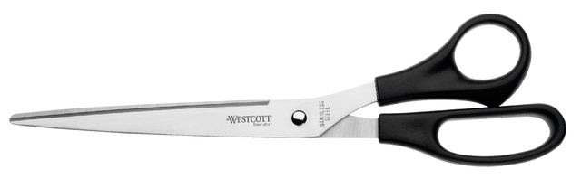 Een Kantoorschaar Westcott 260mm met kunststof grip rvs koop je bij Hoekmankantoorartikelen.nl