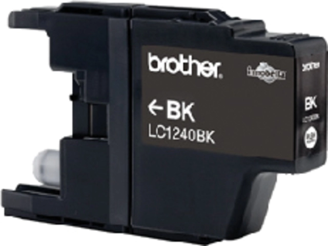 Een Inktcartridge Brother LC-1240BK zwart koop je bij VHK Kantoorartikelen