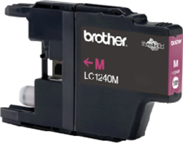 Een Inktcartridge Brother LC-1240M rood koop je bij VHK Kantoorartikelen