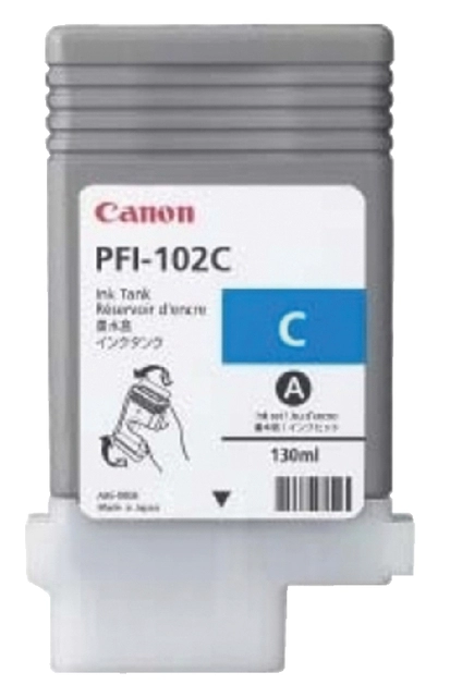 Een Inktcartridge Canon PFI-102 blauw koop je bij VHK Kantoorartikelen