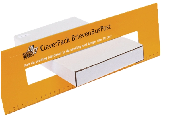 Een Brievenbusbox CleverPack A4 350x230x26mm karton wit pak à 5 stuks koop je bij VHK Kantoorartikelen