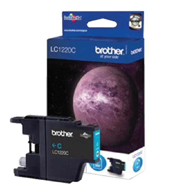 Een Inktcartridge Brother LC-1220C blauw koop je bij VHK Kantoorartikelen