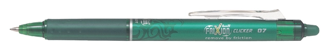 Een Rollerpen PILOT friXion clicker medium groen koop je bij Hoekmankantoorartikelen.nl