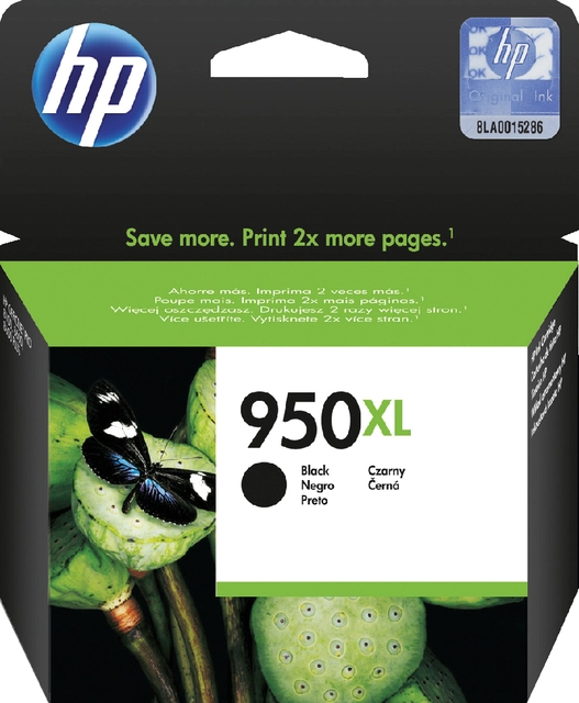 Een Inktcartridge HP CN045AE 950XL zwart koop je bij VHK Kantoorartikelen