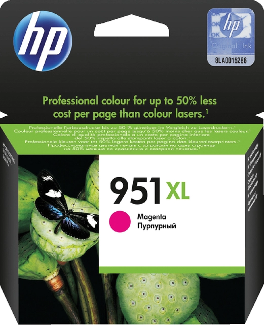 Een Inktcartridge HP CN047AE 951XL rood koop je bij VHK Kantoorartikelen