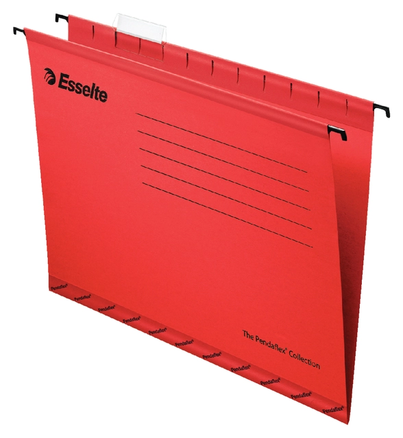 Een Hangmap Esselte Classic A4 V-bodem 345x240mm rood koop je bij VHK Kantoorartikelen