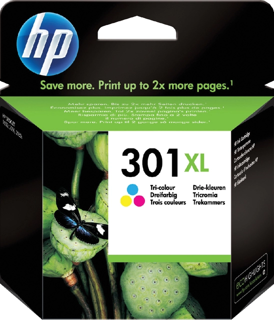 Een Inktcartridge HP CH564EE 301XL kleur koop je bij VHK Kantoorartikelen