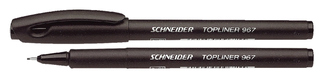 Een Fineliner Schneider 967 0.4mm zwart koop je bij Hoekmankantoorartikelen.nl