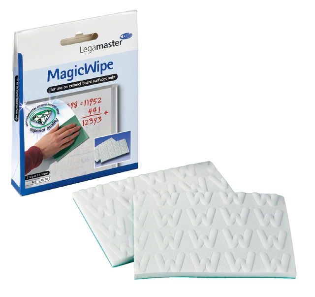 Een Whiteboardreiniger Legamaster 121500 magicwipe 3 stuks koop je bij Hoekmankantoorartikelen.nl