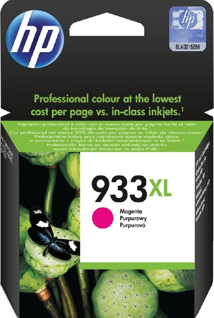 Een Inktcartridge HP CN055AE 933XL rood koop je bij VHK Kantoorartikelen