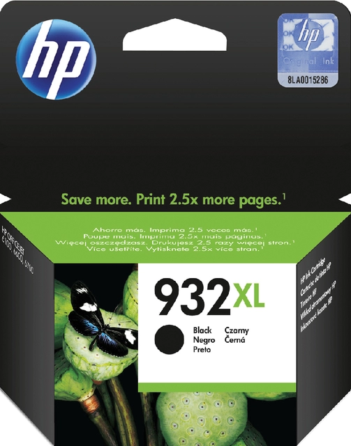 Een Inktcartridge HP CN053AE 932XL zwart koop je bij VHK Kantoorartikelen