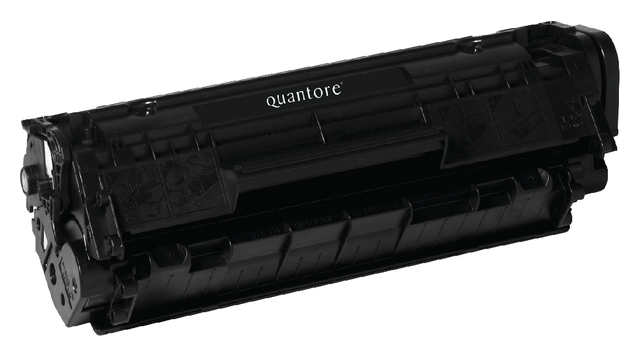 Een Tonercartridge Quantore alternatief tbv HP Q2612A 12A zwart koop je bij VHK Kantoorartikelen