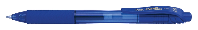 Een Gelschrijver Pentel BL107 Energel-X medium blauw koop je bij VHK Kantoorartikelen