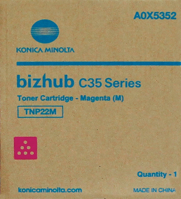 Een Tonercartridge Minolta Bizhub C35 rood koop je bij VHK Kantoorartikelen