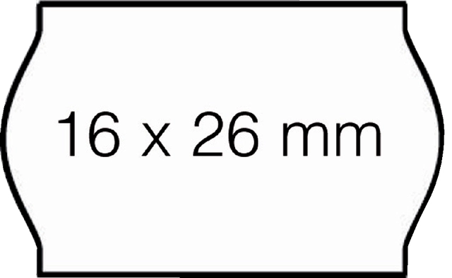 Een Prijsetiket 16x26mm Open-Data S14/Sato Judo permanent wit 1000 stuks koop je bij Hoekmankantoorartikelen.nl