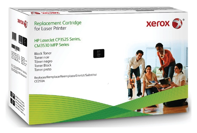 Een Tonercartridge Xerox alternatief tbv HP CE250A 504A zwart koop je bij VHK Kantoorartikelen