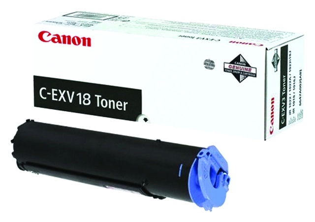 Een Tonercartridge Canon C-EXV 18 zwart koop je bij VHK Kantoorartikelen