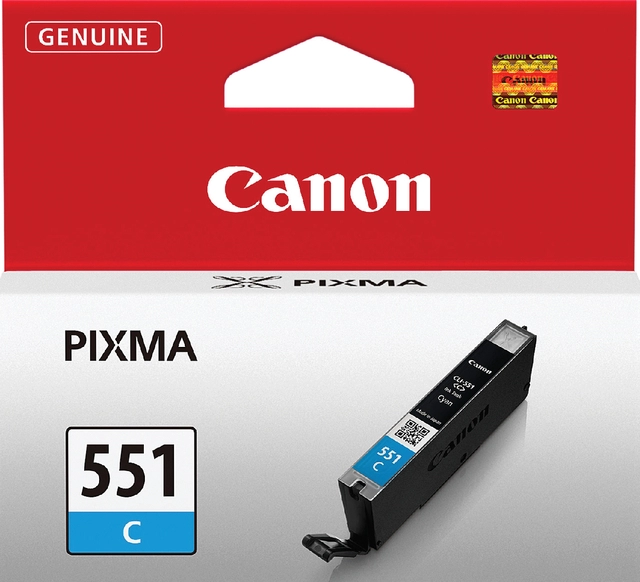 Een Inktcartridge Canon CLI-551 blauw koop je bij VHK Kantoorartikelen