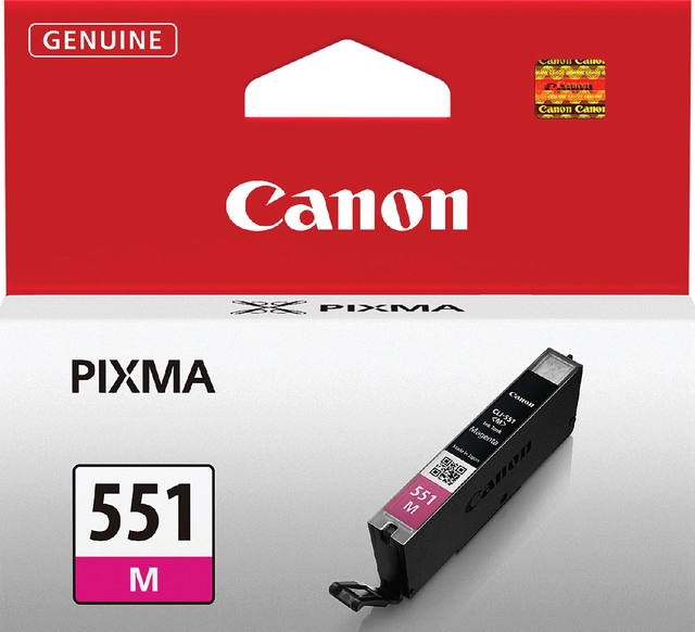 Een Inktcartridge Canon CLI-551 rood koop je bij VHK Kantoorartikelen