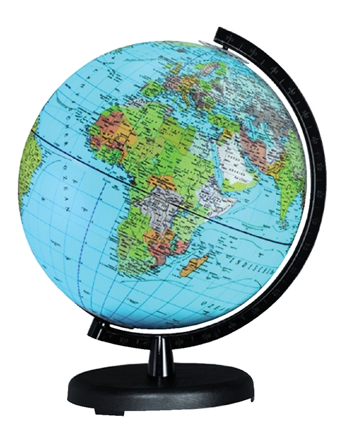 Een Globe Columbus Terra kunststof voet 26cm 552610/H koop je bij VHK Kantoorartikelen