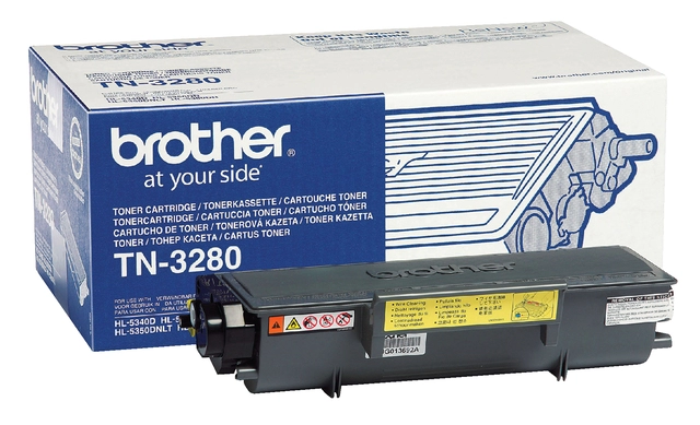 Een Toner Brother TN-3280 zwart koop je bij Hoekmankantoorartikelen.nl