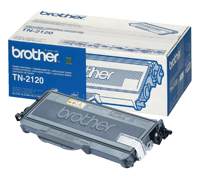 Een Toner Brother TN-2120 zwart koop je bij Hoekmankantoorartikelen.nl